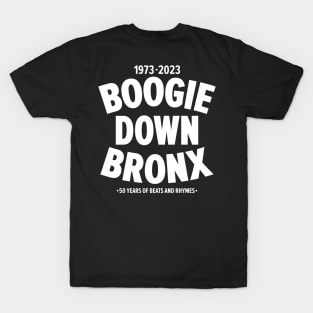 Boogie Down Bronx - 50 years of Hip Hop T-Shirt